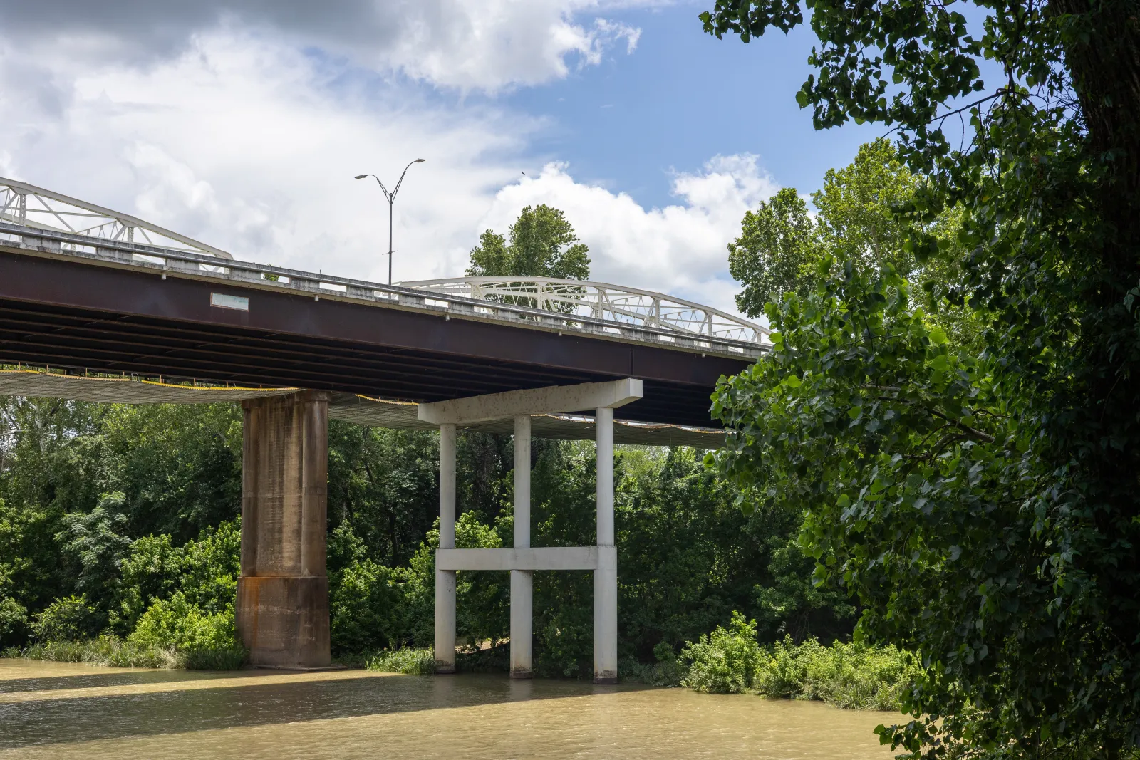 Bridge over the Colorado River in Bastrop, TX