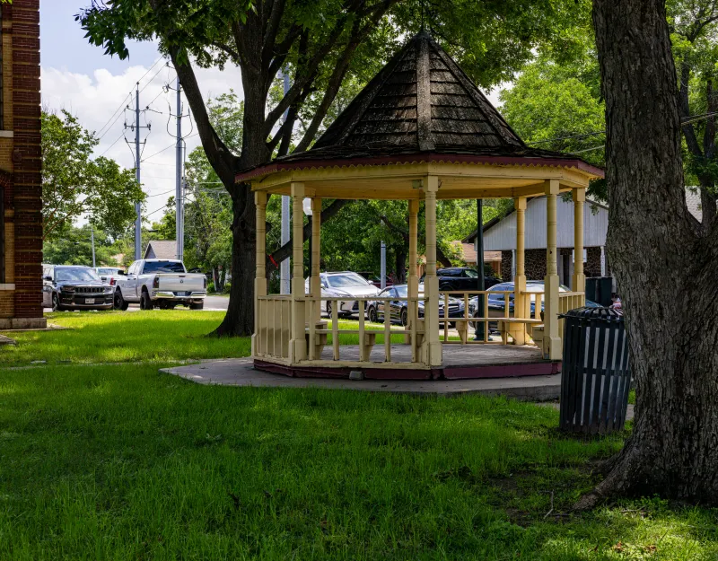 The gazebo at Fisherman's Park, Bastrop